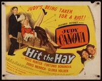 4g486 HIT THE HAY 1/2sh '45 Judy Canova & Ross Hunter, she's being taken for a riot!