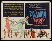 4g567 PAJAMA PARTY 1/2sh '64 Annette Funicello in sexy lingerie, Tommy Kirk, Buster Keaton shown!