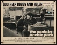 4g568 PANIC IN NEEDLE PARK int'l 1/2sh '71 Al Pacino & Kitty Winn are heroin addicts in love!