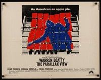 4g569 PARALLAX VIEW 1/2sh '74 Warren Beatty, as American as apple pie, cool image!