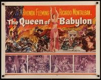4g585 QUEEN OF BABYLON 1/2sh '56 art of sexy Rhonda Fleming, love's seven wonders of the world!