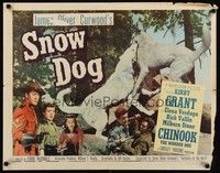 4g612 SNOW DOG 1/2sh '50 Kirby Grant, Elena Verdugo, from James Oliver Curwood novel!