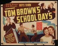 4g656 TOM BROWN'S SCHOOL DAYS 1/2sh R45 Cedric Hardwicke, Freddie Bartholomew, James Lydon!