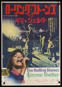 4g164 GIMME SHELTER Japanese '71 Rolling Stones, out of control rock & roll concert!