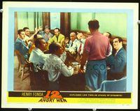 4k002 12 ANGRY MEN LC #2 '57 Henry Fonda classic, 11 jurors vote guilty and one votes not guilty!