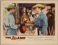 4k030 ALAMO LC #5 '60 close up of Laurence Harvey as Jim Bowie with Richard Widmark!