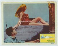 4k040 AND GOD CREATED WOMAN LC '57 most sexy image of Brigitte Bardot covered only by towel!