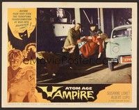 4k053 ATOM AGE VAMPIRE LC #1 '63 two guys carrying unconscious Susanne Loret to car!