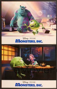 4m023 MONSTERS, INC. 9 11x14 stills '01 best Disney & Pixar computer animated CGI cartoon!