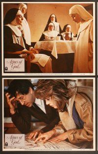 4m040 AGNES OF GOD 8 LCs '85 directed by Norman Jewison, Jane Fonda, nun Meg Tilly!