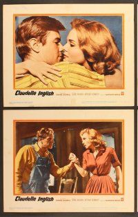 4m080 CLAUDELLE INGLISH 8 LCs '61 misbehavin' child woman Diane McBain, from Erskine Caldwell novel