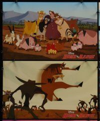 4m009 HOME ON THE RANGE 10 LCs '04 Disney cow farm animal western cartoon!