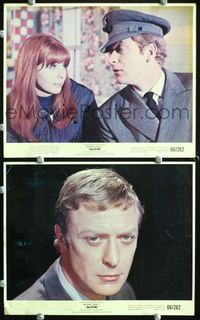 4p241 ALFIE 2 color 8x10s '66 British cad Michael Caine loves them and leaves them, ask any girl!