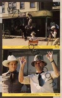 4p249 HEARTS OF THE WEST 2 8x10 mini LCs '75 great images of Hollywood cowboy Jeff Bridges!