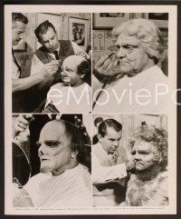 4p424 MAN OF A THOUSAND FACES 4 8x10 stills '57 cool images of Cagney as Chaney w/different costumes