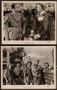 4p441 SEA HAWK 4 8x10 stills R56 Michael Curtiz directed, swashbuckler Errol Flynn, Brenda Marshall!