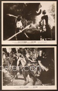 4p267 VALLEY OF THE DRAGONS 15 8x10 stills '61 Jules Verne, cool special effects images!