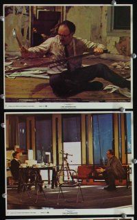 4p050 CONVERSATION 8 8x10 mini LCs '74 Gene Hackman is an invader of privacy, Francis Ford Coppola