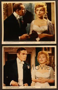 4p001 PRINCE & THE SHOWGIRL 9 color 8x10 stills '57 Laurence Olivier, super sexy Marilyn Monroe!