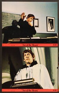 4p012 ACT OF THE HEART 8 8x10 mini LCs '71 Genevieve Bujold, Donald Sutherland, I am different!