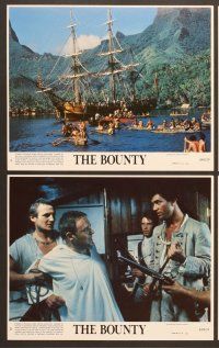 4p028 BOUNTY 8 8x10 mini LCs '84 Mel Gibson, Anthony Hopkins, Laurence Olivier,Mutiny on the Bounty