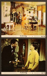 4p167 FOR LOVE OF IVY 7 color 8x10 stills '68 Daniel Mann, Sidney Poitier, Abbey Lincoln, Bridges!