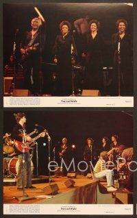 4p087 LAST WALTZ 8 8x10 mini LCs '78 Martin Scorsese, The Band, Ringo Starr, preforming on stage!