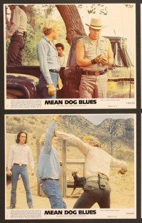 4p094 MEAN DOG BLUES 8 8x10 mini LCs '78 AIP, Kay Lenz, Gregg Henry, George Kennedy, Tina Louise