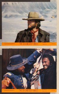 4p104 OUTLAW JOSEY WALES 8 8x10 mini LCs '76 Clint Eastwood, Sondra Locke, Chief Dan George!