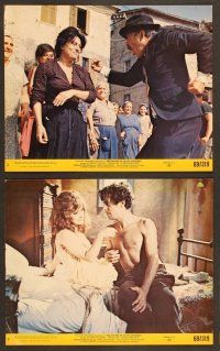 4p125 SECRET OF SANTA VITTORIA 8 color 8x10 stills '69 Anthony Quinn as Bombolini, Virna Lisi!