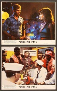 4p156 WEEKEND PASS 8 8x10 mini LCs '84 directed by Lawrence Bassoff, D.W. Brown, Ellenstein