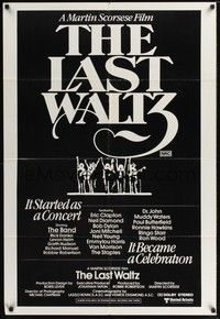 4r543 LAST WALTZ Aust 1sh '78 Martin Scorsese, started as a rock concert & became a celebration!