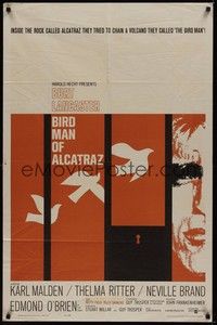 4r108 BIRDMAN OF ALCATRAZ 1sh '62 Burt Lancaster in John Frankenheimer's prison classic!