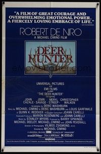 4r230 DEER HUNTER 1sh '78 directed by Michael Cimino, Robert De Niro, Christopher Walken!