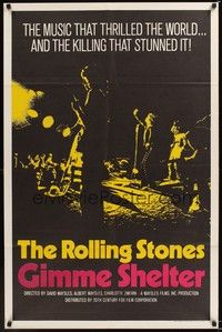 4r351 GIMME SHELTER int'l 1sh '71 Rolling Stones, out of control rock & roll concert!