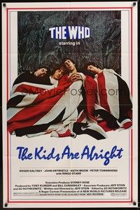 4r505 KIDS ARE ALRIGHT 1sh '79 Jeff Stein, Roger Daltrey, Peter Townshend, The Who!
