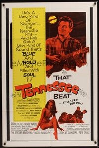 4r910 THAT TENNESSEE BEAT 1sh '66 Merle Travis is the Nashville Kid, country music!
