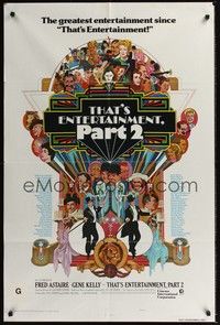 4r912 THAT'S ENTERTAINMENT PART 2 style C int'l 1sh '75 Fred Astaire, Gene Kelly & many MGM greats!