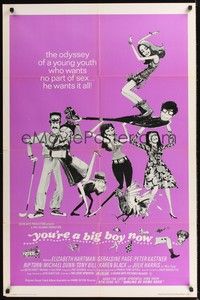 4r995 YOU'RE A BIG BOY NOW 1sh '67 Francis Ford Coppola's odyssey of a sex-crazed youth!