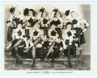 4s160 42nd STREET 8x10 still '33 wonderful image of nine sexy showgirls doffing their hats!
