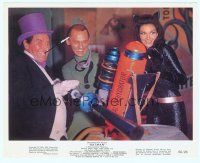 4s025 BATMAN color 8x10 still '66 c/u of villains Burgess Meredith, Lee Meriwether & Frank Gorshin!