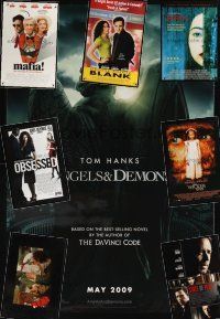 4t016 LOT OF 30 UNFOLDED ONE-SHEETS lot '76 - '09 Angels & Demons, Grosse Pointe Blank + more!