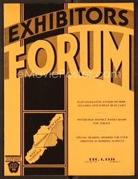 4t038 EXHIBITORS FORUM exhibitor magazine December 1, 1931 Joe E. Brown in Local Boy Makes Good!