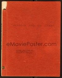 4t127 ALADDIN & HIS LAMP revised draft script July 17, 1951, screenplay by Howard Dimsdale & Roeca!