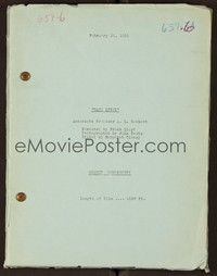 4t138 EAST LYNNE screen continuity draft script February 26, 1931, screenplay by King & Barry!