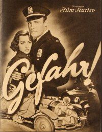 4t171 AND SUDDEN DEATH German program '36 many images of cop Randolph Scott & Frances Drake!