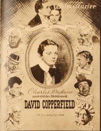 4t180 DAVID COPPERFIELD German program '35 W.C. Fields, Charles Dickens classic, different!