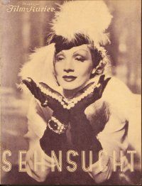 4t182 DESIRE German program '36 different images of sexy Marlene Dietrich & Gary Cooper!