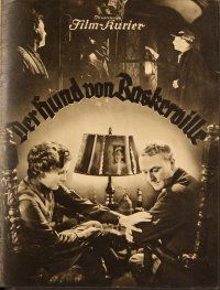 4t185 HOUND OF THE BASKERVILLES German program '37 German Sherlock Holmes adaptation!