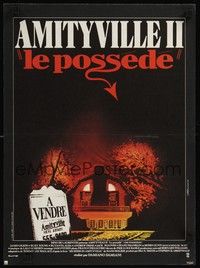 4v242 AMITYVILLE II French 15x21 '82 The Possession, horror, Landi art!